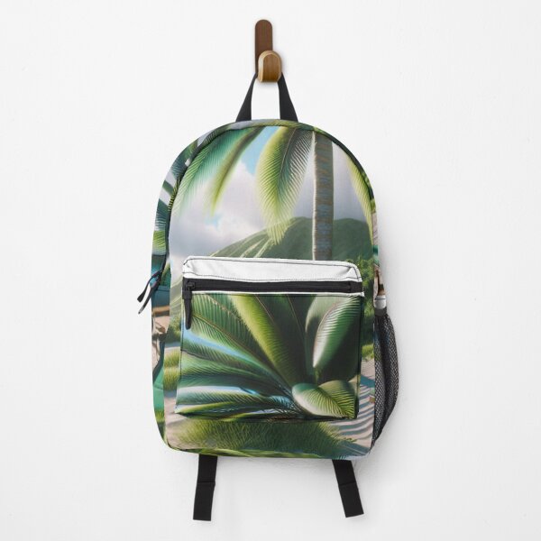 Item preview, rest on a deckchair under the palm trees designed and sold by Kinia1982.