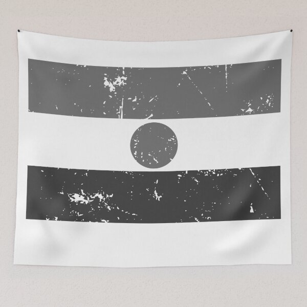 Item preview, Niger Black and white flag, vintage style designed and sold by Starstacks.