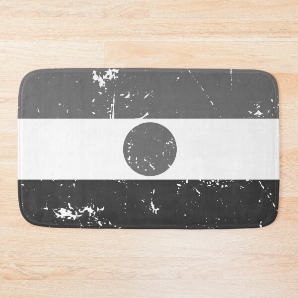 Item preview, Niger Black and white flag, vintage style designed and sold by Starstacks.