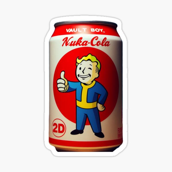 Vista previa del artículo con la obra «Lata de Nuka-Cola Vault-Boy», diseñado y vendido por AnimeArtStudio.