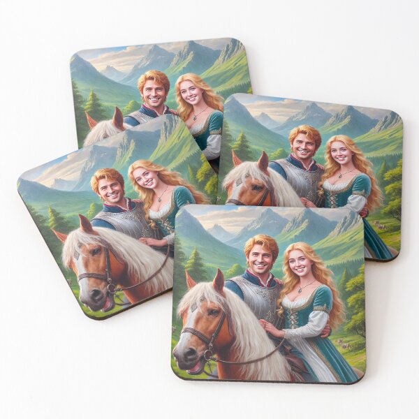 Item preview, Funny Royal Portrait Model 019, Prince and his Princess designed and sold by Devaland13.