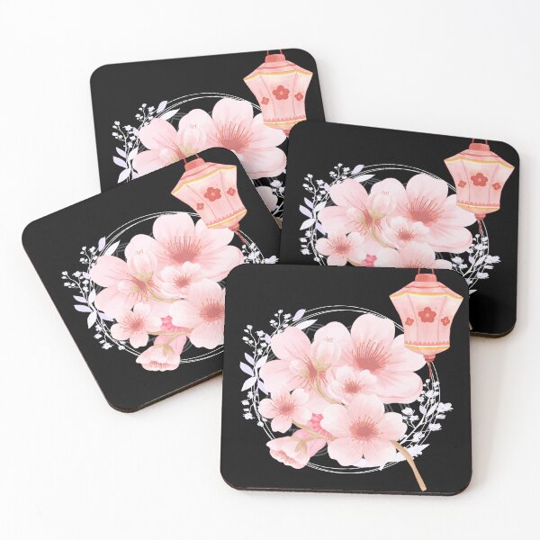 Item preview, Blossoms and Japanese Lanterns: A Night in Bloom designed and sold by WITCHAYA$$.