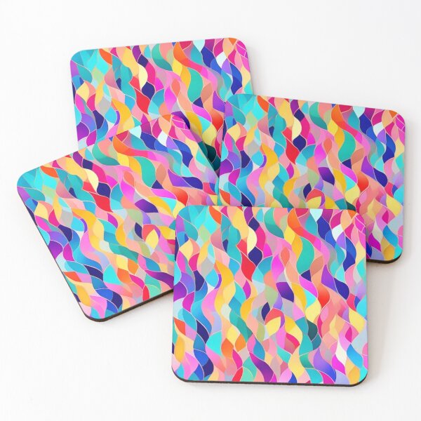 Item preview, intricate mosaic and abstract pastel colour design pattern designed and sold by TheScruffyGoose.