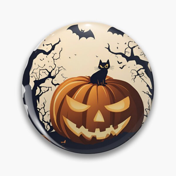 Artikelvorschau, Klassisches lustiges cooles Halloween-Kürbis-Design entworfen und verkauft von NevojStyle.