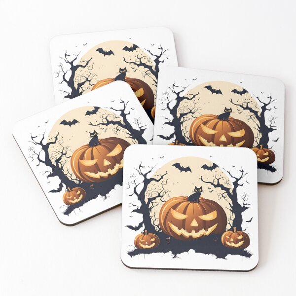 Artikelvorschau, Klassisches lustiges cooles Halloween-Kürbis-Design entworfen und verkauft von NevojStyle.