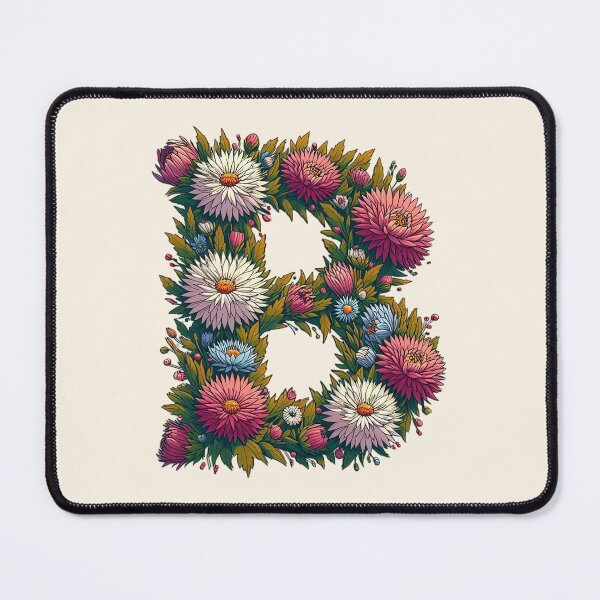 Item preview, Floral Letter B designed and sold by zzz888.