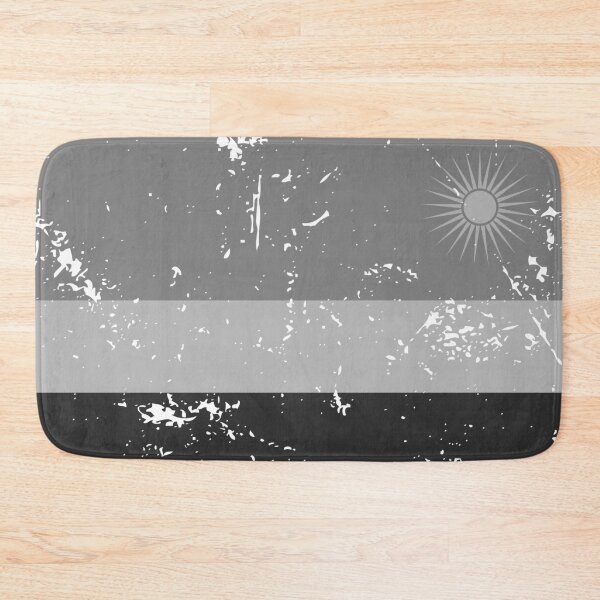 Item preview, Black and white Rwanda flag, grayscale vintage finish designed and sold by Starstacks.