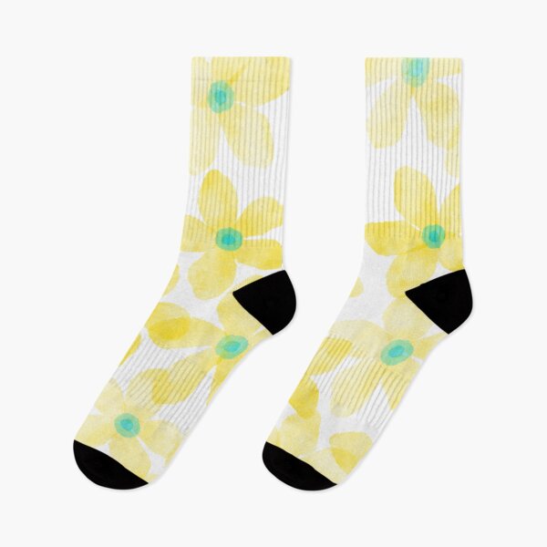 Item preview, Watercolor-like yellow flowers designed and sold by yunee.