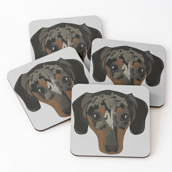Item preview, Silver dapple sausage dog  designed and sold by Skatehaliak.