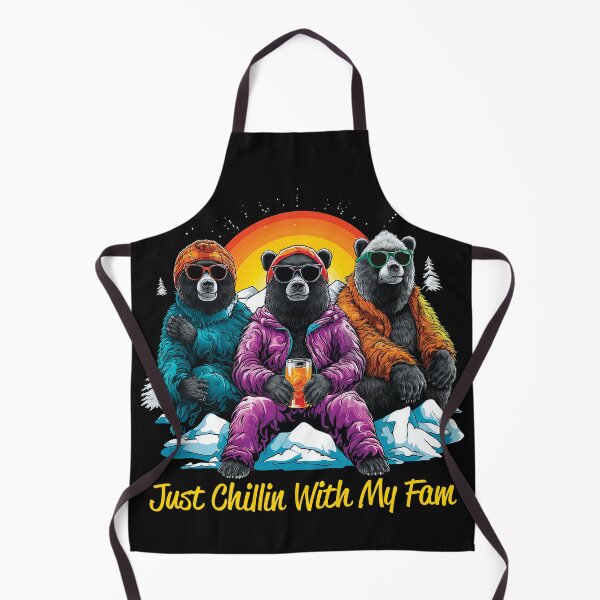 Item preview, Bear Family, Just Chillin' with My Fam, funny gifts for family, bear mama, papa bear, daddy bear designed and sold by rvyalkov.