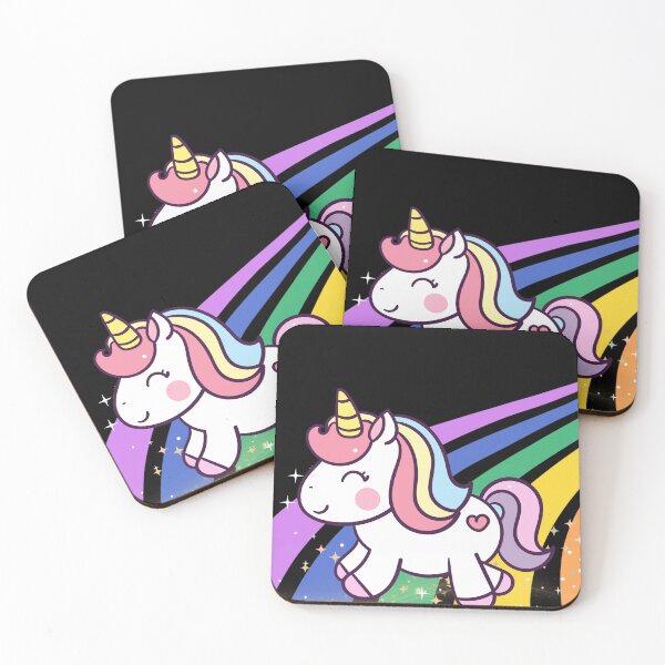 Item preview, Youthful Unicorn on a Rainbow Bridge designed and sold by WITCHAYA$$.