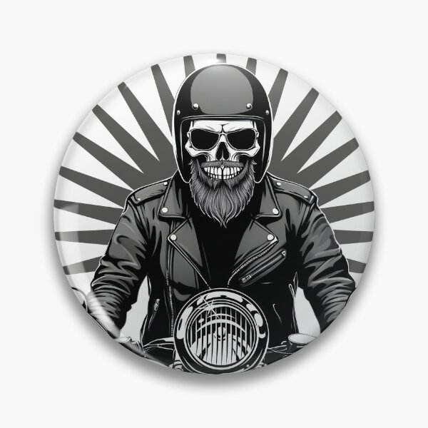 Item preview, Skeleton biker designed and sold by JoraArt.