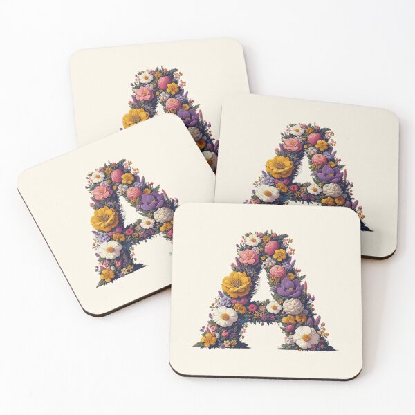 Item preview, Floral Letter A designed and sold by zzz888.