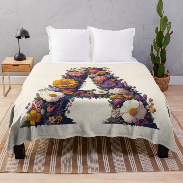 Item preview, Floral Letter A designed and sold by zzz888.