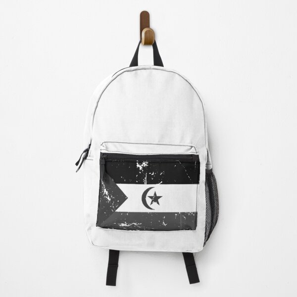 Item preview, SADR flag black and white in vintage finish designed and sold by Starstacks.