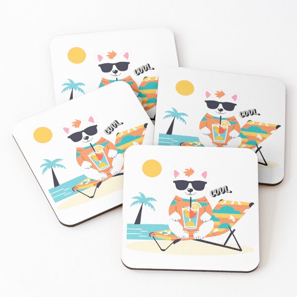 Item preview,   dog on the beach - Summer vibes  designed and sold by All-About-Life.