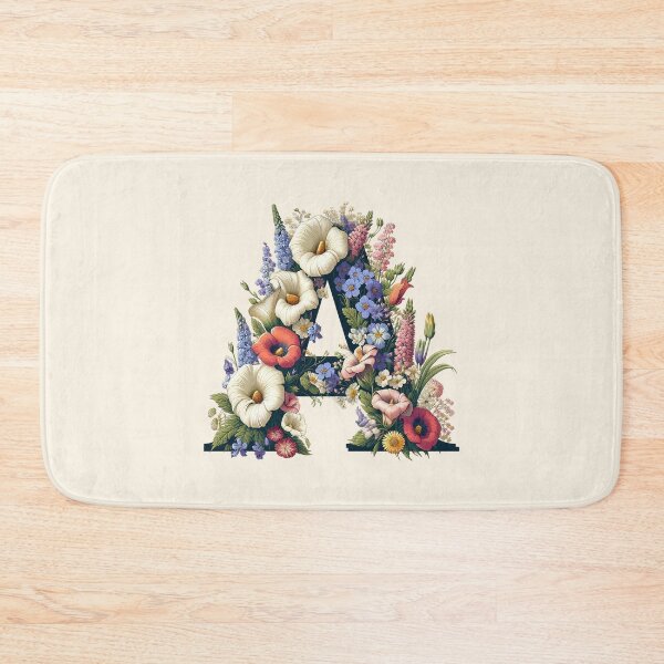 Item preview, Floral Letter A designed and sold by zzz888.