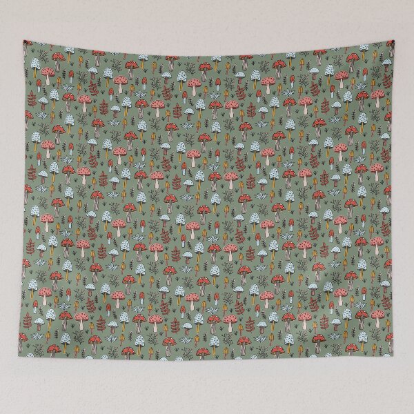 Item preview, Woodland Mushrooms designed and sold by faberdesigns.
