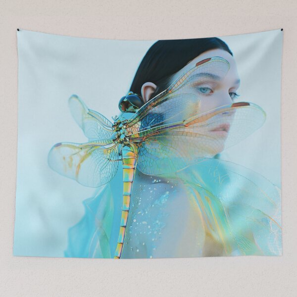 Item preview, "Dragonfly Fantasy: Surreal Fashion Photography" designed and sold by MacroArtHub.