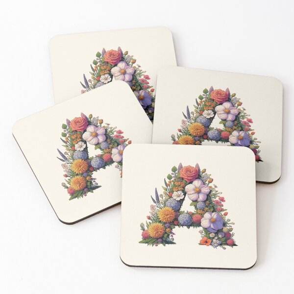 Item preview, Floral Letter A designed and sold by zzz888.