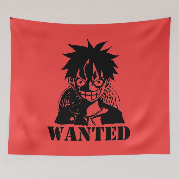Item preview, Luffy / Wanted / Pirate/ Strawhat / Mugiwara / Anime / Manga designed and sold by FriskySloths.