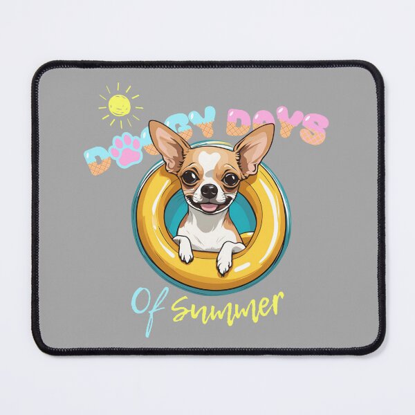 Item preview,  Doggy Days of summer aesthetic summer vacation chihuahua dog in a swimming ring  designed and sold by GoodyPaws.