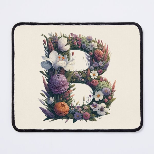 Item preview, Floral Letter B designed and sold by zzz888.