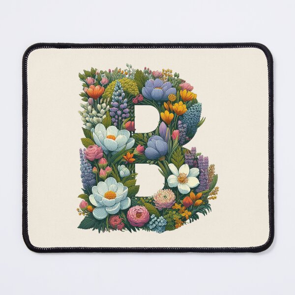 Item preview, Floral Letter B designed and sold by zzz888.