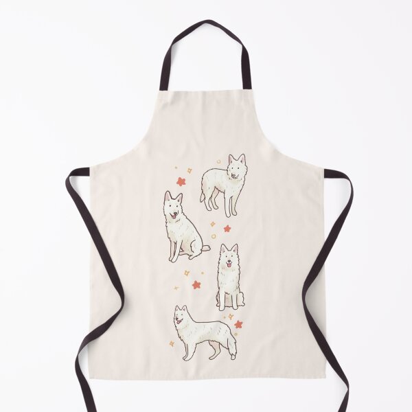 Item preview, white swiss shepherd dogs designed and sold by Artofmayara.