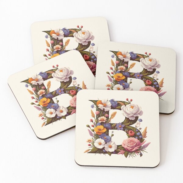 Item preview, Floral Letter B designed and sold by zzz888.