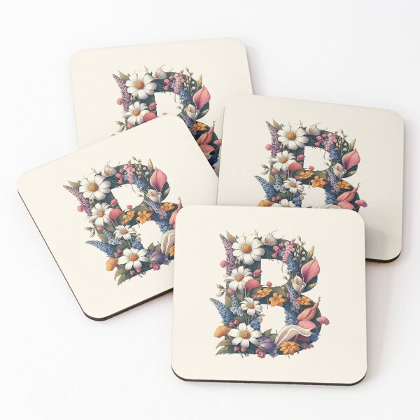 Item preview, Floral Letter B designed and sold by zzz888.