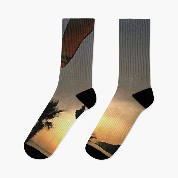 Item preview, Dropzone At Dusk Adventure Paraglider Art designed and sold by taiche.