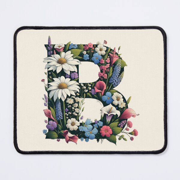 Item preview, Floral Letter B designed and sold by zzz888.