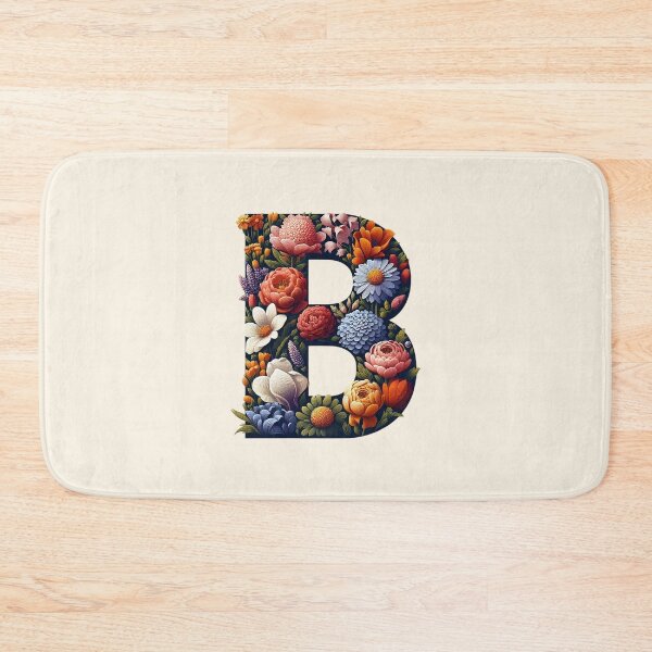 Item preview, Floral Letter B designed and sold by zzz888.