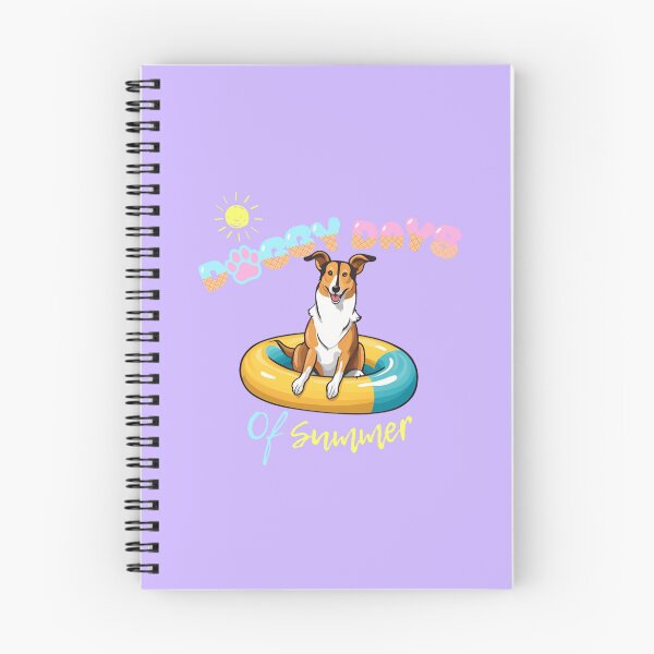 Item preview, Doggy Days of summer aesthetic summer vacation smooth collie dog in a swimming ring  designed and sold by GoodyPaws.
