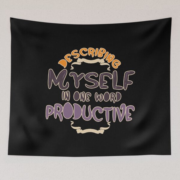 Item preview, Describing Myself in One Word Productive designed and sold by TravelAl.