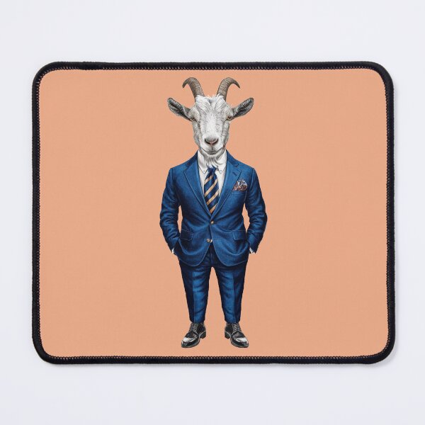 Item preview, A corperate goat in a suit and tie designed and sold by NiRia Spot.