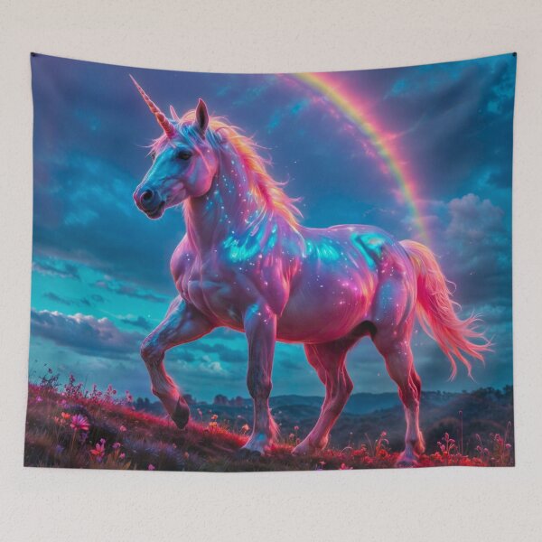 Item preview, Magical Rainbow Unicorn designed and sold by Ranzou-Art.