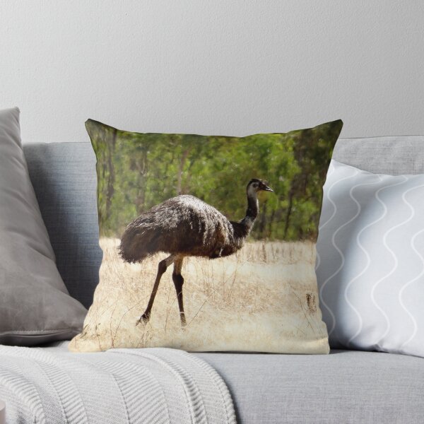 Item preview, Emu in a field designed and sold by exploramum.