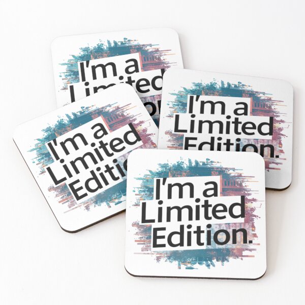Item preview, Bold "I'm a Limited Edition" Abstract T-Shirt designed and sold by MerchMasterPL.