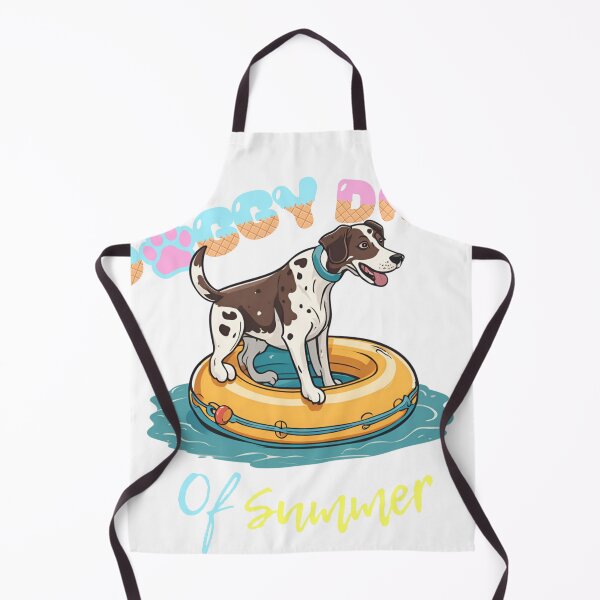 Item preview, Doggy Days of summer aesthetic summer vacation german shorthaired pointer dog in a swimming ring  designed and sold by GoodyPaws.