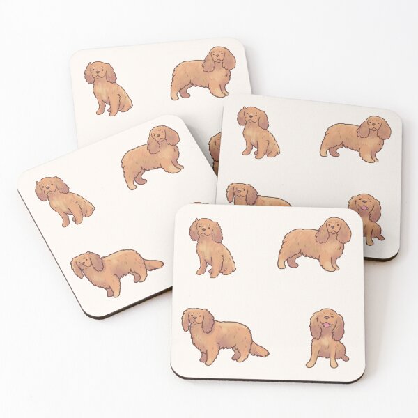Item preview, cavalier king charles spaniel dog illustration  designed and sold by Artofmayara.