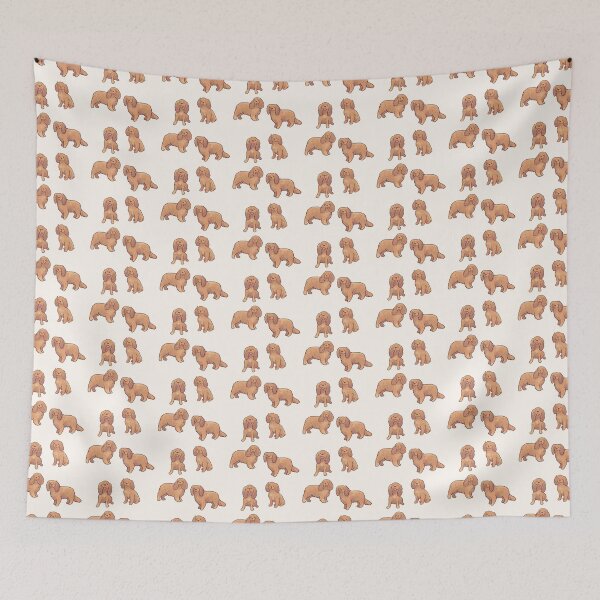 Item preview, cavalier king charles spaniel dog illustration  designed and sold by Artofmayara.