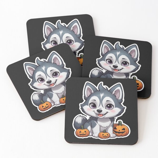 Item preview, Halloween Cartoon Husky designed and sold by Krieghorn.