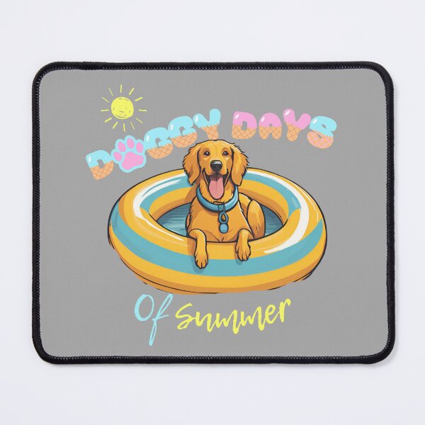 Item preview, Doggy Days of summer aesthetic summer vacation hovawart dog in a swimming ring  designed and sold by GoodyPaws.