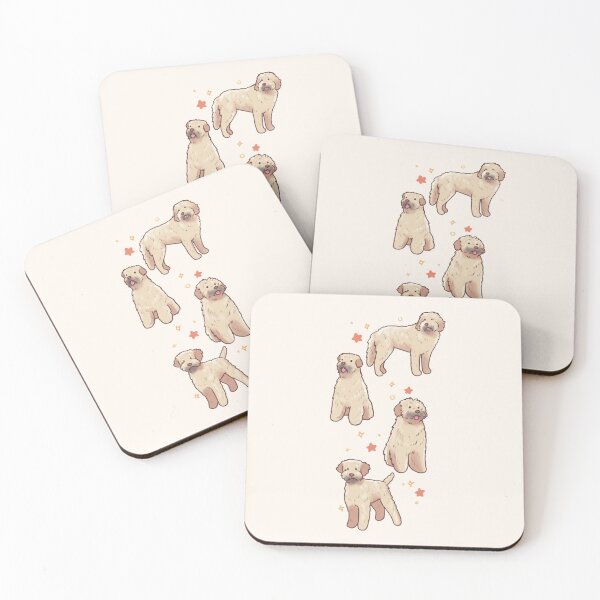 Item preview, soft coated wheaten dogs designed and sold by Artofmayara.