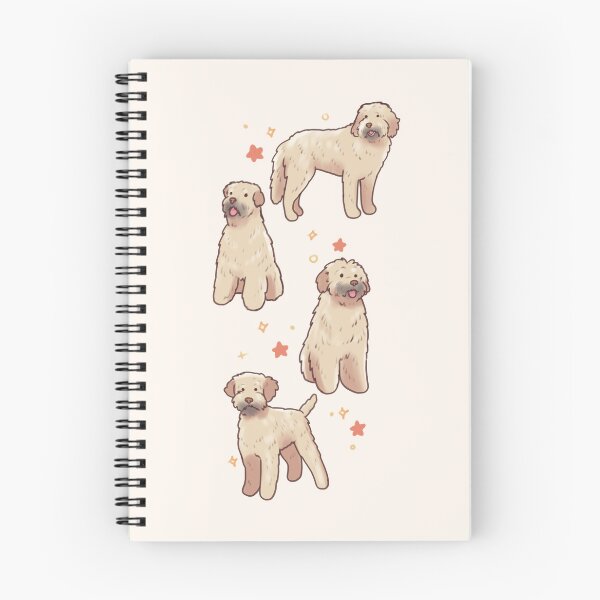 Item preview, soft coated wheaten dogs designed and sold by Artofmayara.