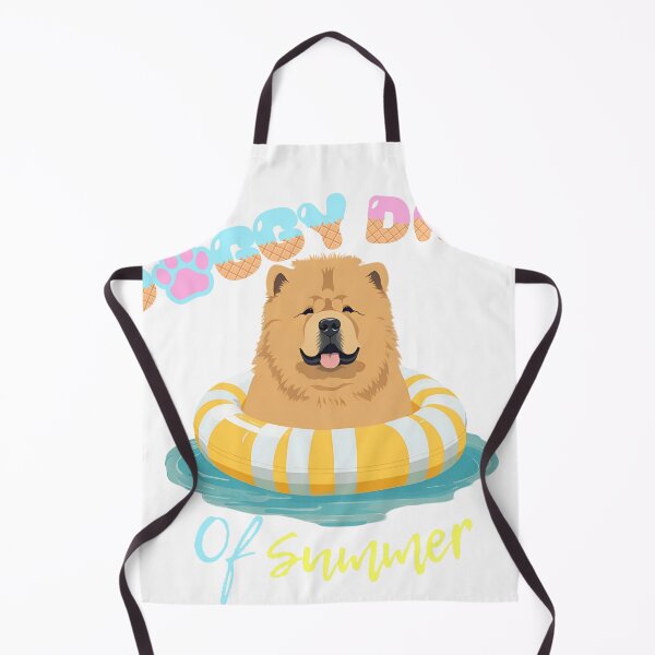 Item preview, Doggy Days of summer aesthetic summer vacation chow chow dog in a swimming ring designed and sold by GoodyPaws.