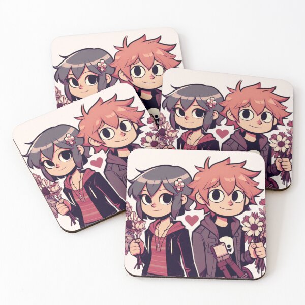 Artikelvorschau, Scott und Ramona halten Blumen entworfen und verkauft von AnimeArtStudio.