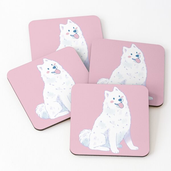 Item preview, Adorable Samoyed Dog Illustration designed and sold by YaraCuteArt.